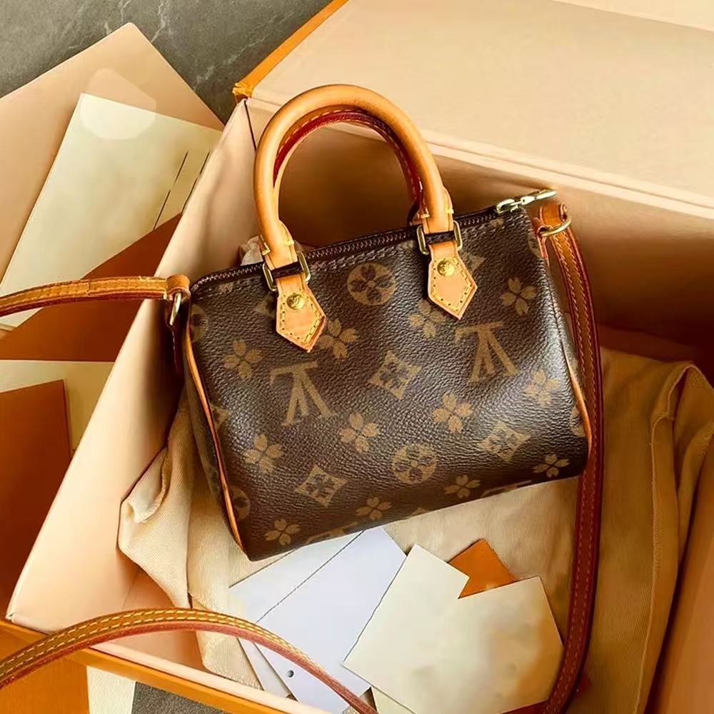 Designer bag Quality High Shoulder Quick Purse Boston Tote Designer Mini Pillow Handbag Womens Crossbody Messenger Bag Classic Design Floral Make sh
