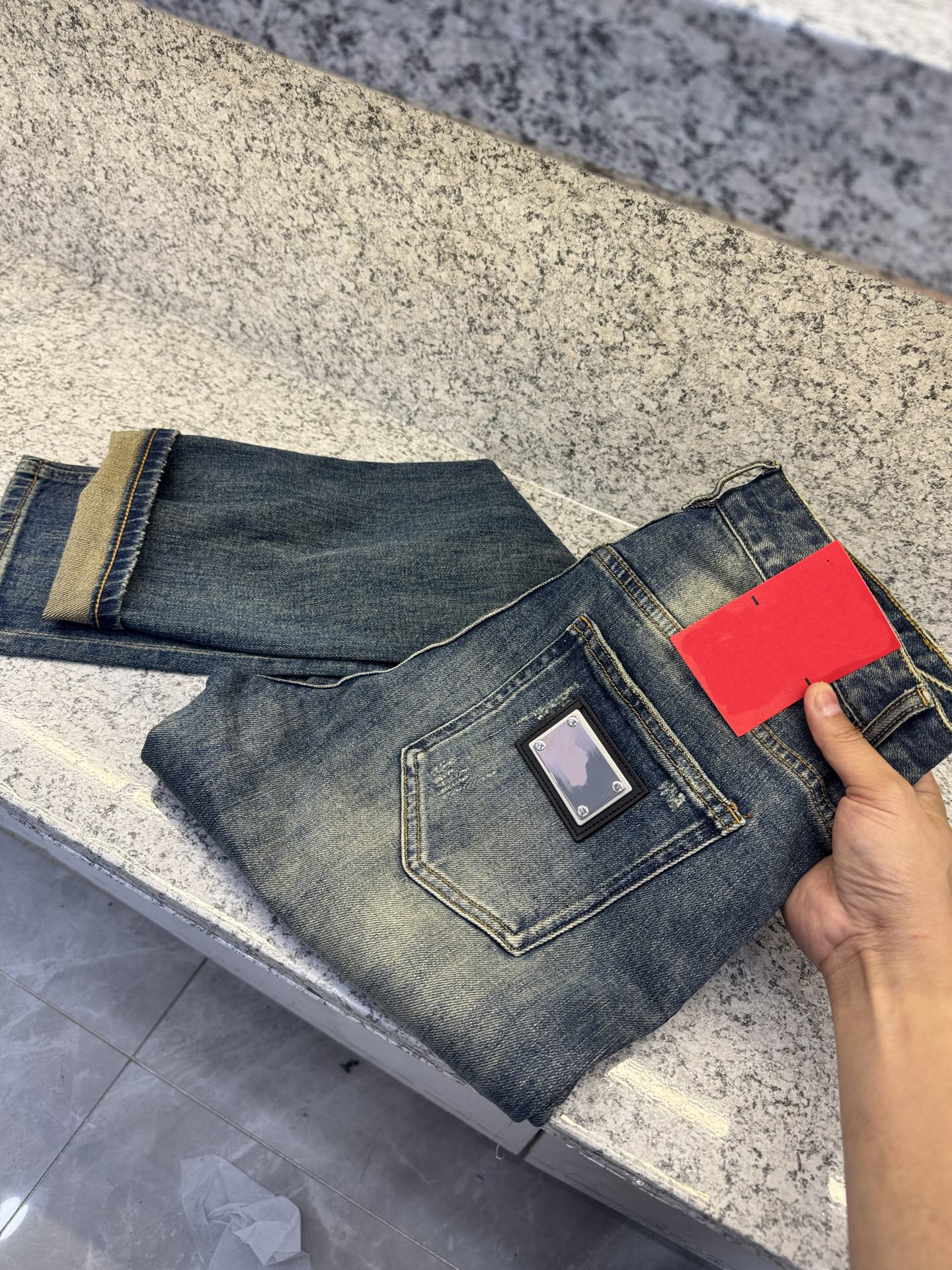 2025 autumn and winter mens jeans retro style high quality washing technology highend brand top designer jeans
