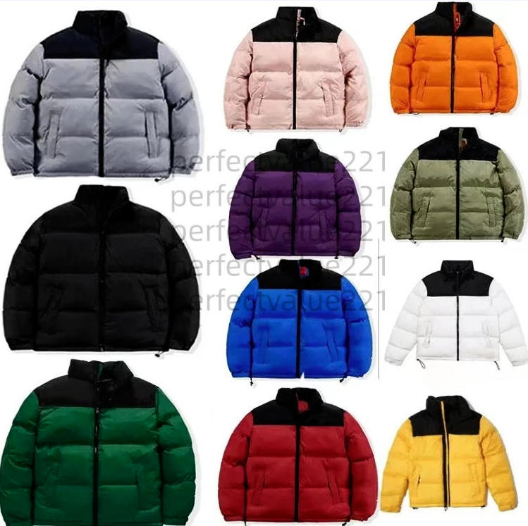 Men Women Cotton Down Parka Long Sleeve Hooded Puffer Jacket Windbreakers Outerwear Causal Mens Jackets Thick Warm S-3XL-image-946183500