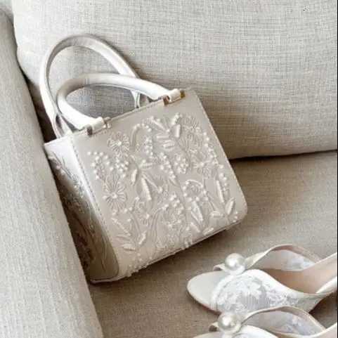 Perle Mini sac à main polochon sac à bandoulière pour femme avec chaînes à la mode petit sac fourre-tout dames de luxe Designer BagsXJ251031