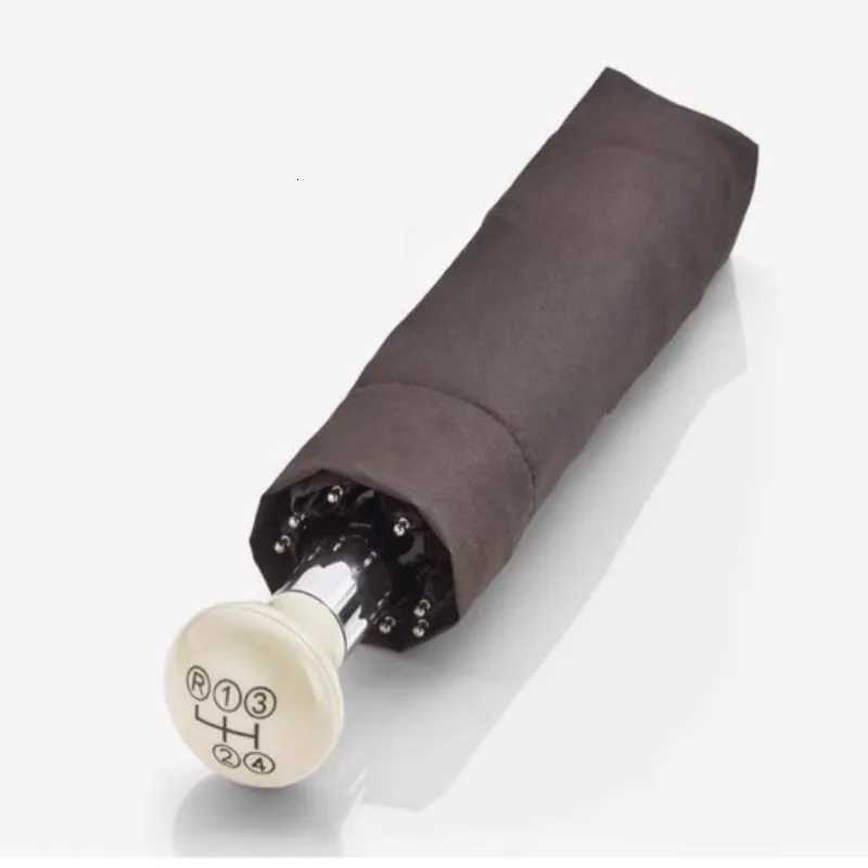 For MercedesBenz Retro Handle Design Folding Sun Protection Short Handle Car Business Advertising Gift Umbrella H251031 M260302-image-1095984789