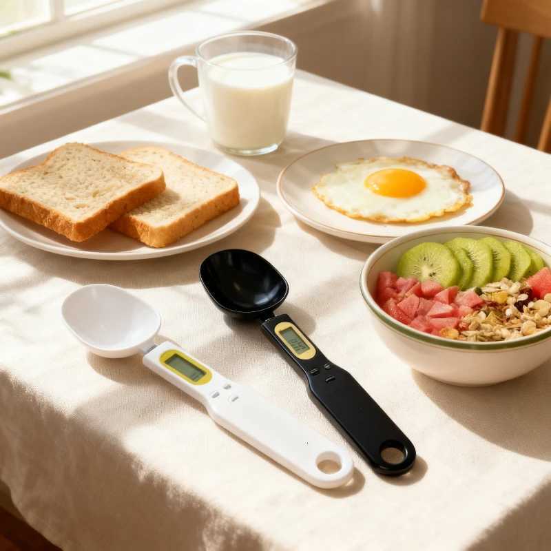 LCD Digital Adjustable Measuring Spoon Sc Electronic Kitchen Sc for Coffee Powder Baking Precise Weighing C251031-image-1082607976