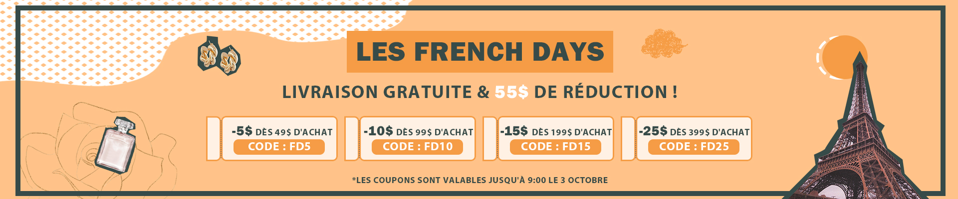 French Days | Jusqu'à -80%