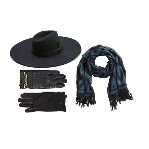 Sombreros, bufandas y guantes