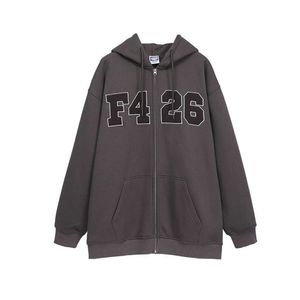 F426 designer hoodies heren hoodie Heren en dames Hoodie hoge kwaliteit Woon-werkverkeer dragen casual mode losse kleding met lange mouwen high street bedrukt Los Lang