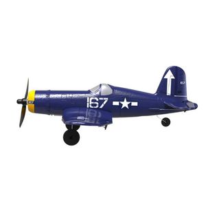 F4U 761-8 400mm Wingspan EPP One-Key Aerobic RC Avión RC Avión con GHz 4ch Control remoto Aviones de control remoto 211026