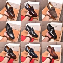 F5 / 23Model pour hommes Chaussures en cuir Backosing Classic Fashion Luxury Men de luxe résistant aux chaussures non glissantes