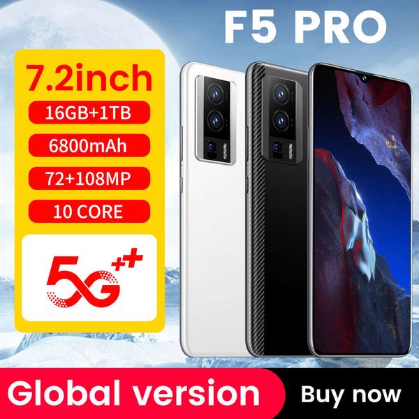 F5PRO 3 + 64G tout-en-un de 7,2 pouces grand écran, téléphone 4G Android Smart 4G à bas prix