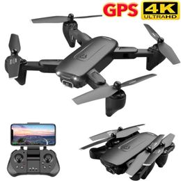 F6 GPS drone 4k caméra HD FPV drones avec suivi 5G WIFI Flux optique Flolable RC Quadcoptère professionnel drron 210925