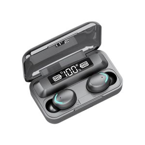 F9-5 Casque sans fil 5c TWS Bluetooth 5.0 Écouteurs 9D Stéréo Musique Mains libres 2000mAh Boîte de charge avec microphone Sport Casques étanches