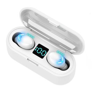 F9 TWS auriculares inalámbricos Bluetooth 5,0 auriculares táctiles deportivos pantalla LED micrófono Airbuds auriculares para Samsung Dropshipping