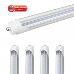 FA8 8ft LED -buisverlichting 2400 mm 8 ft T8 T10 T12 enkele pin 36W 45W Deurkoeler Lampen Vervanging 90W Fluorescentielampen