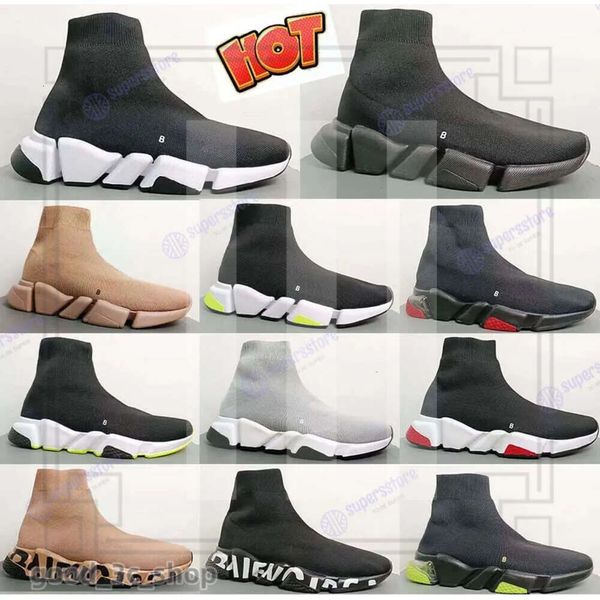 Faire Designer Speed Trainer Casual Luxury Ballerina Balencigaa Runner Shoe For Sale Lace Up Fashion Boots plats Spee