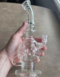 Huevo fabuloso pipas de agua exosfera bongs de vidrio copia de la nave nodriza pipas de agua para fumar plataforma de dab plataformas petroleras matriz perc gafas gruesas 14 mm articulación hembra