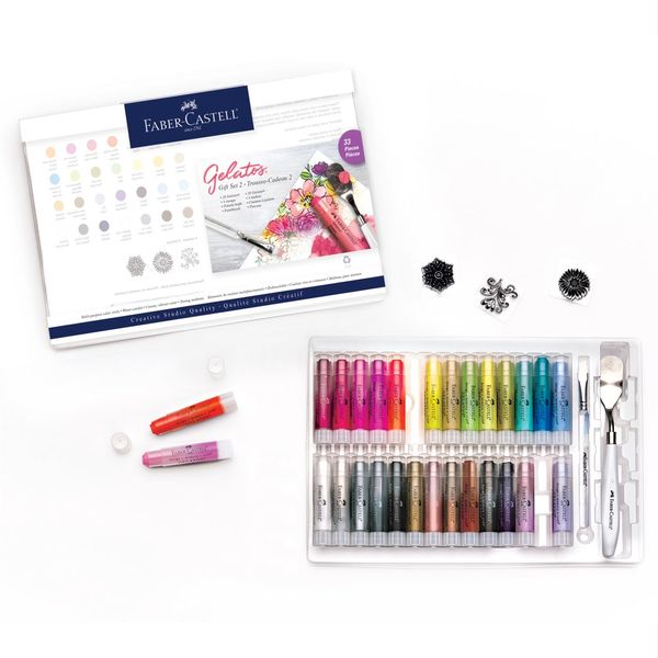 Faber-Castell Gelatos Colors Gift Set - Dolce 2, Art Set pour tous les niveaux de compétence