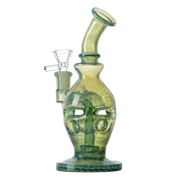 Faberge Fab Egg Hookahs Heady Glass Bongs Cabezal de ducha Perc Percolador Tuberías de agua Aceite único Dab Rigs 14 mm Junta hembra