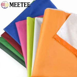 Tissu 1/2/4 mètres Meetee 150cm 210T argent enduit tissu imperméable ombre tissu anti-poussière pour voiture parapluie bricolage tente matériel de couture