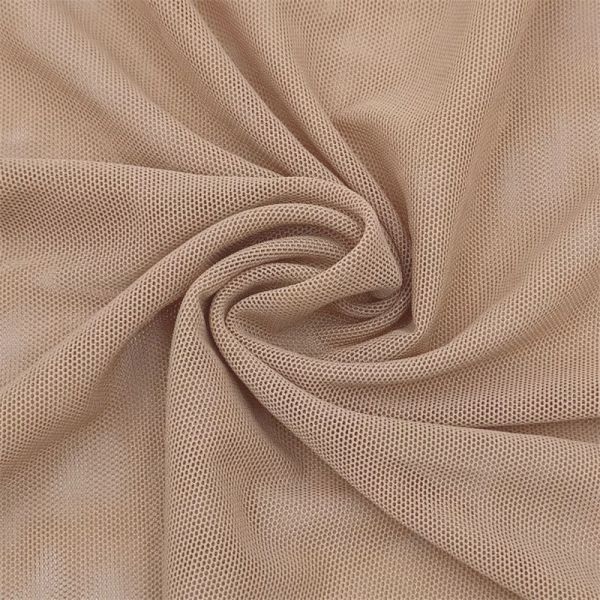 Tissu 1/3/5/10yard, maille extensible dans 4 directions, doublure de soutien-gorge et culotte de Lingerie, tissu en maille Spandex, tissu de fabrication de robe de mariée