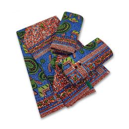 Tissu 100% Original tissu de coton imprimé de cire africaine pour coudre véritable doux néerlandais Ankara SPER cire colorant tissu matériel pour vêtements 614