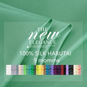 Tela 100% telas de seda Natural pura para coser sólido por metro 9 MM Habutai forro tela tul Tissu Mulberry acolchado DIY vestido 230419