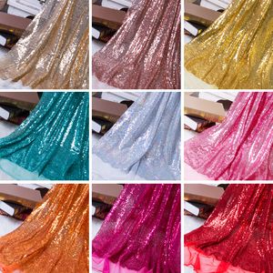 Stof 130x50cm pailletten stof sparkly paillette rosé goud zilveren glitter stof forwedding feest verjaardagsstadium decoratie diy materiaal 230419