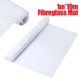 Tissu 1 pièce 1m x 10m tapis en Fiber de verre 30g fibre de verre sans alcali coupe tissu en Fiber de verre tapis à brins hachés pour résine