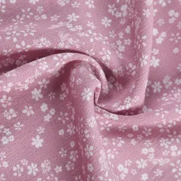 Tissu 3/5/10m crêpe rayonne Viscose, coton imprimé floral, robe à coudre au mètre