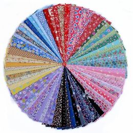 Ткань 70 цветов, смешанная хлопковая ткань с цветочным принтом для шитья вручную, материал для шитья в стиле пэчворк, рукоделие, рукоделие, рукоделие, 20*30 см