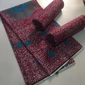 Stof en Naaien Afrikaanse 100% Katoen Echte Wax Ankara 6yard Print Trouwjurk Tissue Groothandel 231212