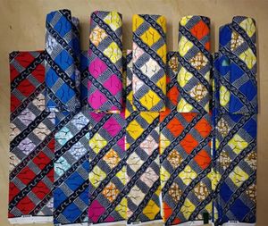 Stof en naaien ontwerp 6yardslot afrikaanse wax stof ghana kente gedrukt nigeria ankara kitenge pagnes 231211