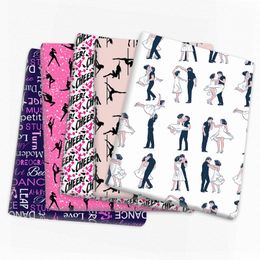 Stof en naaien Dirty Dancing Cheerleading 50145cm 100% katoen quilten handwerk materiaal DIY handgemaakte patchwork 231211