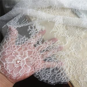 Tissu et couture longs cils dentelle garniture tissu de mariage traditionnel blanc rouge violet nappe bricolage artisanat 231201