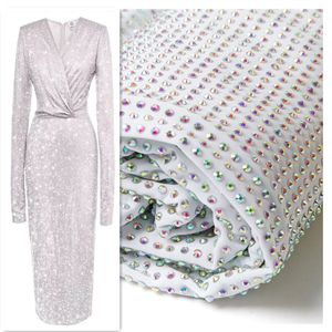 Tissu et couture S Mesh Applique Trim avec S Crystal Trimning Strass Tape Net For DIY Robe Garment 230113