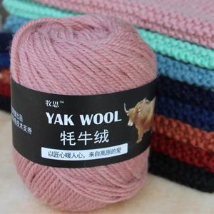 Tissu et couture fil de laine de cachemire de Yak épais pour tricoter pull au Crochet écharpe fil de laine mélangée mérinos tricoté de haute qualité 800g 231124