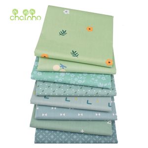 Tissu Chainho imprimé sergé coton tissu vert couleur Patchwork vêtements bricolage couture Quilting bébé enfants Textiles de maison matériel 230613