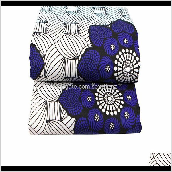 Ropa de tela 21 productos Ankara Estampados de poliéster Binta Real Wax 6 Yardas Tela africana para trabajo manual Se263m