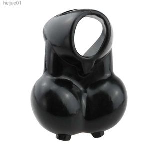 Tissu Cock ring anneau de pénis 1 PC Soft Scrotum Sleeve balle civière Mâle Pénis Cock Ring Temps Retard Jouets Pour Homme Sex Toys Vêtements Masturbation Équipement L230518