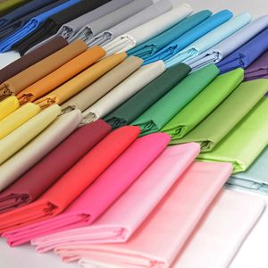 Tissu Tissu popeline de coton couleurs unies pour literie matelassée couleur patchwork poupée fantaisie 50cm x 140cm P230506