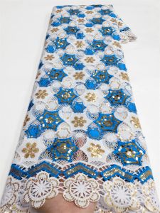 Tissu Guipure cordon dentelle tissu 2023 haute qualité couleur Pure africain Guipure cordon dentelle pour coudre des robes de soirée de luxe