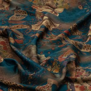 Tissu Hualuo Imitation fil de nuage parfumé, tissus pour la couture de robes Cheongsam, vêtements Jacquard, Support en tissu, livraison directe
