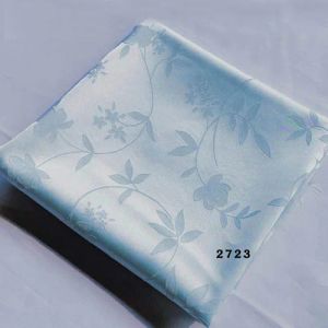 Tissu Jacquard élastique au mètre, pour robes Cheongsam, chemises, couture d'été, tissu drapé bleu fin, uni, fleurs douces, Textile