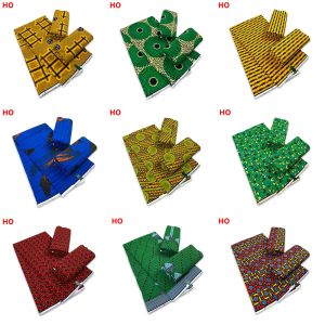 Tissu Dernières impressions de cire africaine tissu garanti véritable bloc de cire véritable imprimé cire hollandaise tissu africain 100% coton pour la couture E40