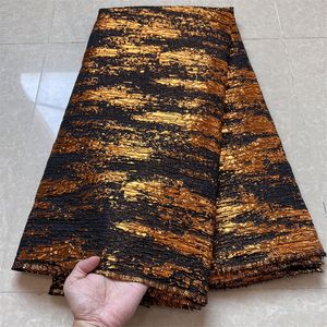 Fabric de nieuwste hoogwaardige Afrikaanse Nigeriaanse tule kanten stoffen organza borduurwerk guipure party jurk brocade jacquard Franse 5yard 230410