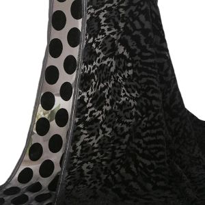 Tela con estampado de puntos de leopardo, brocado, tela de terciopelo desgastado, tela de terciopelo de tul africano, tela Nigeria George para vestido, ropa de costura DIY