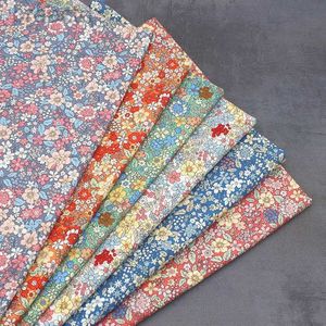 Tissu Liberty Fresh Forest Style pastoral Pure Coton Small Floral Floral Tissu imprimé Robe de coton Vêtements à la main DIY par Half Met D240503