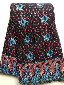 Stof Nigeriaanse katoenen kant stof met stenen ly Afrikaanse Zwitserse voile kant stof voor het naaien van vrouwen bruiloft jurken DIY 231129
