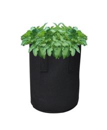 Sac de culture de plantes en tissu pour légumes sac de plantation d'arbres sac de semis de pépinière verte Durable Nutrition cultiver Pot de fleur épaissi 9508912