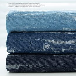 Tissu pur coton Jacquard Denim tissu épaissir pour la couture sac fourre-tout veste jupe pantalon chemise par demi-mètre 230613