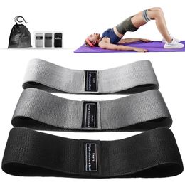 Résistance au tissu Bandes de butin hanche Bandelles d'entraînement élastique Cuisine Cuisine Squat Circle Stretch Fitness Striches Boucle Yoga Gym Équipement 240419