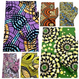 Stof Zacht Goede Kwaliteit Afrikaanse Ankara Prints Wax Stof Batik Pagne Lendendoek 100 Katoen Materiaal Stuff 6 yards Voor Naaien Jurk
